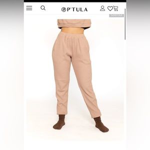 Ptula waffle knit pant gingersnap size M like new